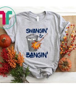 HOUSTON SWANGIN AND BANGIN HOUSTON BASEBALL SIGN STEALING T-SHIRT