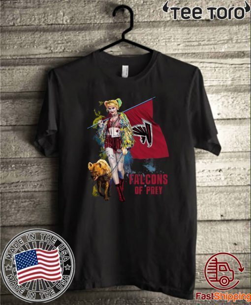 Harley Quinn Atlanta Falcons Of Prey Shirt