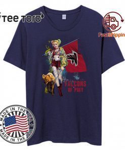 Harley Quinn Atlanta Falcons Of Prey Shirt