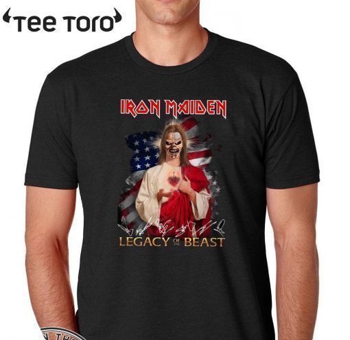 Iron Maiden Legacy Of The Beast Signature Shirt