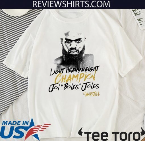 Jon "Bones" Jones Winner's T-Shirt - Light Heavyweight Champion Jon "Bones" Jones