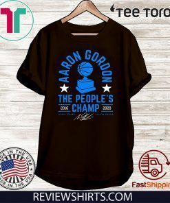 KAARON GORDON – THE PEOPLE’S CHAMP 2016 – 2020 T-SHIRT