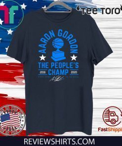 KAARON GORDON – THE PEOPLE’S CHAMP 2016 – 2020 T-SHIRT