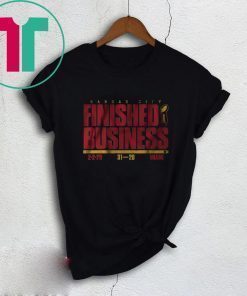 KC Finished Business Shirt Kansas City Football