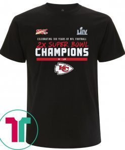 Kansas City Chiefs 2 Time Super Bowl Champions Shirt