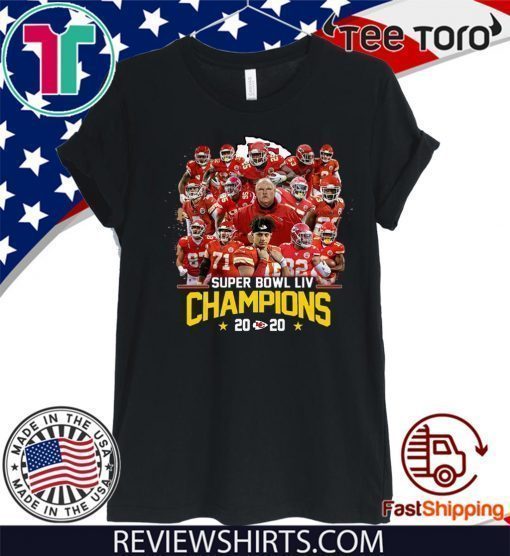 Kansas City Chiefs Shirt Super Bowl LIV Champions T-Shirt