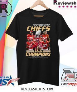 Kansas City Chiefs Super Bowl Champions February 2 2020 hard rock stadium miami gardens shirt