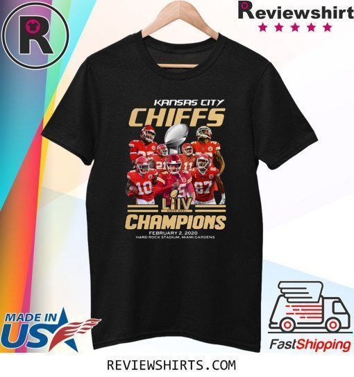 Kansas City Chiefs Super Bowl Champions February 2 2020 hard rock stadium miami gardens shirt