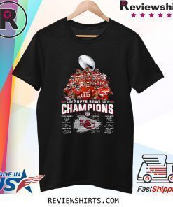 Kansas City Chiefs Super Bowl Champions Players Signatures Shirt