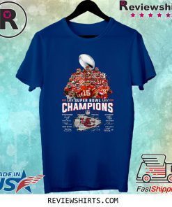 Kansas City Chiefs Super Bowl Champions Players Signatures Shirt