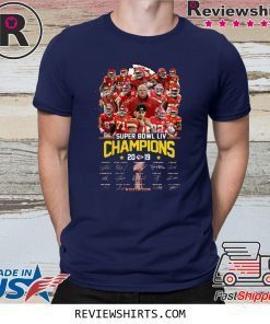 Kansas City Chiefs Super Bowl LIV Champions 2019 Shirt