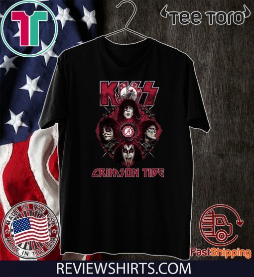 Kiss Band Crimson Tide Tee Shirt