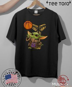 Kobe Bryant Baby Yoda Black Mamba Basketball Official T-Shirt