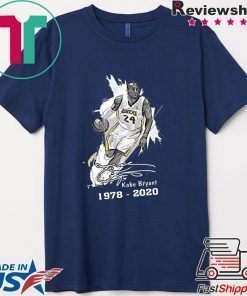 Kobe Bryant T shirt Rip Kobe Bryant Mamba Out 24 1978 - 2020 T shirt