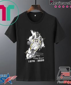 Kobe Bryant T shirt Rip Kobe Bryant Mamba Out 24 1978 - 2020 T shirt