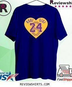 Kobe Gigi 24 Heart Shirt