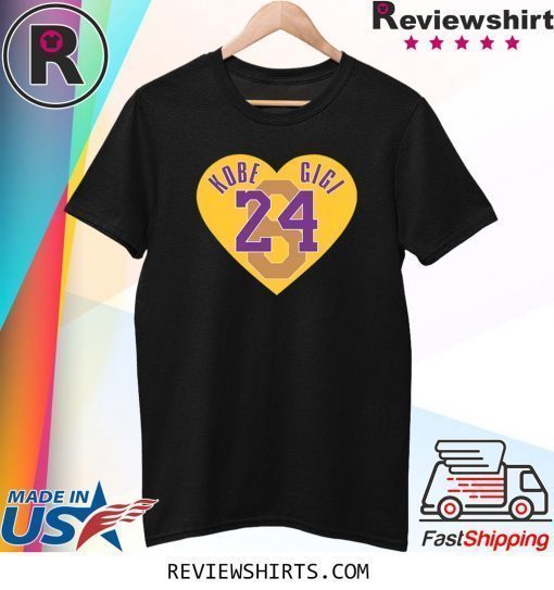 Kobe Gigi 24 Heart Shirt