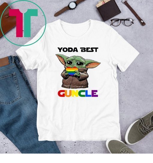 LGBT Baby Yoda Best Guncle Shirt