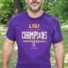 LSU Tigers 2020 Football Champions Locker Room Shirt