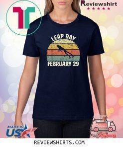 Leap Day Birthday February 29 Cool Retro Style Shirt