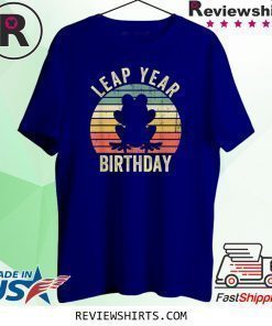Leap Year Birthday Vintage February 29 Leap Day Frog T-Shirt