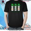 Lepreclawns Lucky Shamrock Drinking St Patricks Day Claw T-Shirt