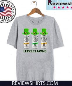 Lepreclawns Lucky Shamrock Drinking St Patrick’s Shirt
