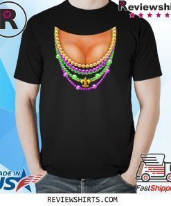 Mardi Gras Breast Outfits Big Boobs T-Shirt