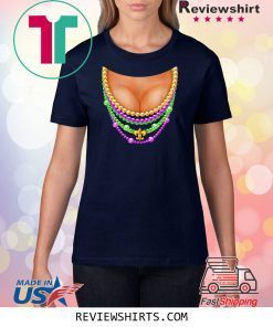 Mardi Gras Breast Outfits Big Boobs T-Shirt