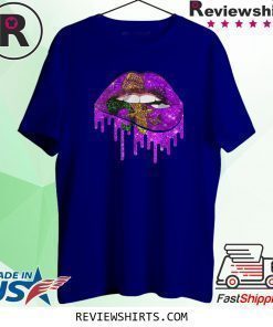 Mardi Gras Carnival Costume Purple Gold Shirt