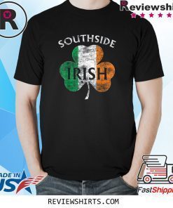 Chicago Southside Irish Flag St. Patrick's Day T-Shirt