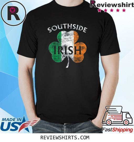 Chicago Southside Irish Flag St. Patrick's Day T-Shirt