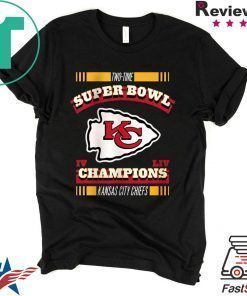 NFL Kansas City Chiefs 2-Time Super Bowl Champions Shirt