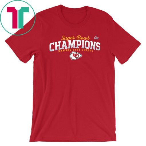 NFL Kansas City Chiefs Super Bowl LIV Champions Jersey T-Shirt