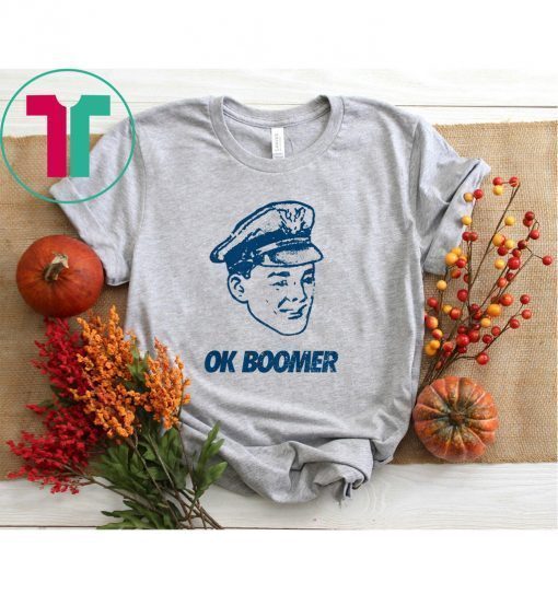 OK Boomer, Blue Grunge Police Shirt