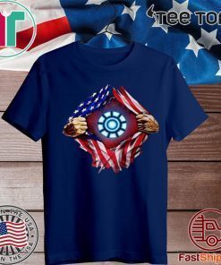 Iron Man Arc Reactor American Shirt