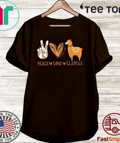 Peace Love Llama Hippie Style Awesome Shirt