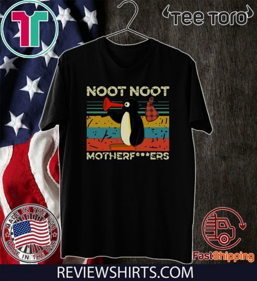 Pingu Noot Noot Motherfucker Vintage Retro T-Shirt