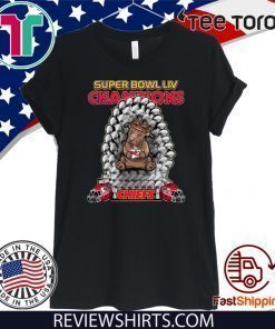 Pitbull Iron Throne Super Bowl LIV Champions Chiefs Shirts