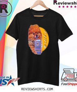 Pomeranian Dog Taking a Selfie Shirt