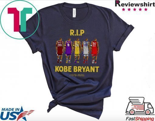 Rip Kobe Bryant Through The Period 1978 2020 Shirt