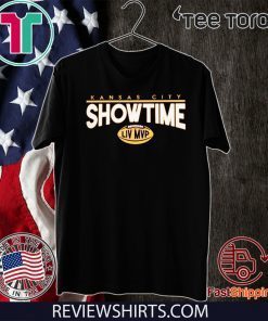 SHOWTIME MVP SHIRT KANSAS CITY CHIEFS SUPER BOWL LIV CHAMPIONS 2020 T-SHIRT