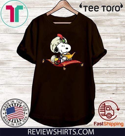 Snoopy Mixed Aladdin Shirt A Whole New World