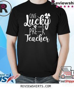 St Patricks Day One Lucky Pre-K Preschool Teacher T-Shirt