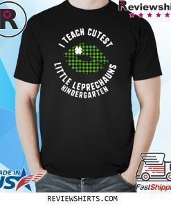 St Patrick’s Teach Cutest Little Leprechauns Lips Buffalo Shirt