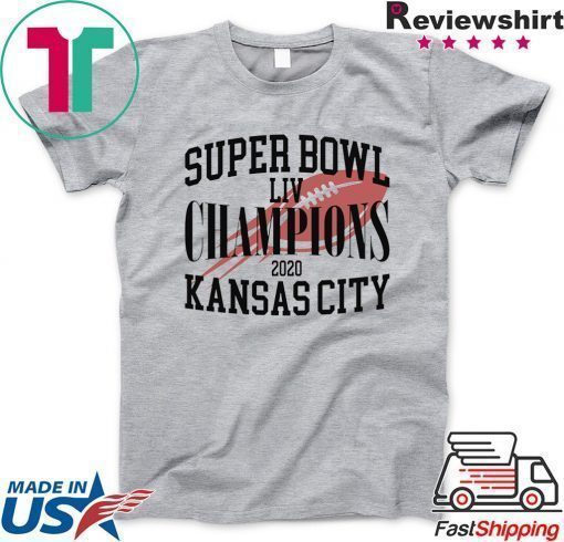 Super Bowl LIV Champions Kansas City Chiefs Football Shirt