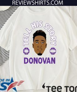 TELL HIS STORY SHIRT - DONOVAN MITCHELL UTAH JAZZ