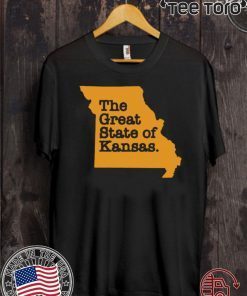 THE GREAT STATE OF KANSAS SHIRT - KANSAS CITY CHIEFS T-SHIRT