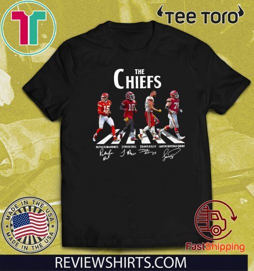 The Chiefs Patrick Mahomes Tyreek Hill Travis Kelce Laurent Duyearay Tardif T-Shirt