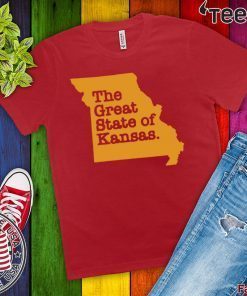 The Great State Of Kansas City Chiefs Super Bowl LIV 2020 T-Shirt
